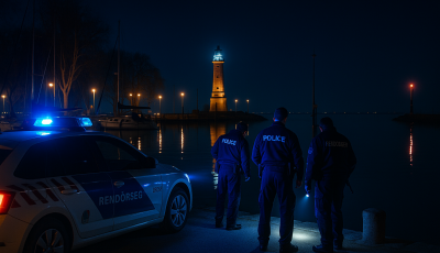 Vizsg&aacute;lja a rendőrs&eacute;g a si&oacute;foki kik&ouml;tőben megfulladt 21 &eacute;ves fiatal &uuml;gy&eacute;t