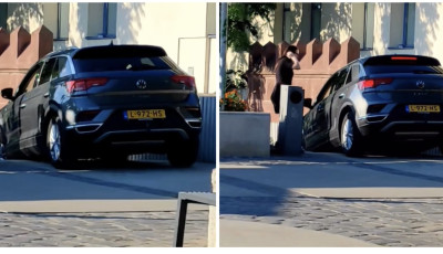 Egy gyors Volkswagen teszt a belv&aacute;rosban &ndash; L&eacute;pcsőn akart t&aacute;vozni az Incognitohoz t&eacute;vedt aut&oacute;s - VIDE&Oacute;