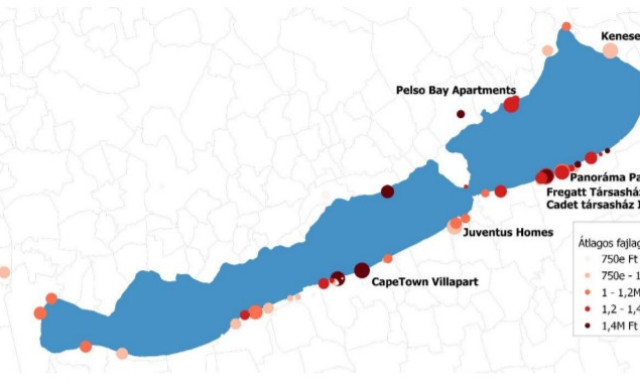 Somogy megy&eacute;ben az &aacute;tlagos balatoni lak&aacute;s&aacute;rak m&aacute;r elker&uuml;lt&eacute;k a budapestieket