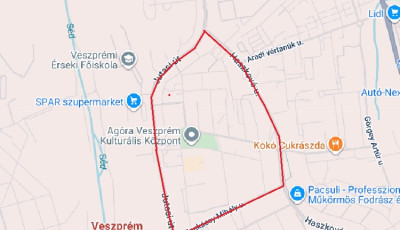 Fut&oacute;verseny miatt &uacute;tlez&aacute;r&aacute;s lesz vas&aacute;rnap Veszpr&eacute;mben