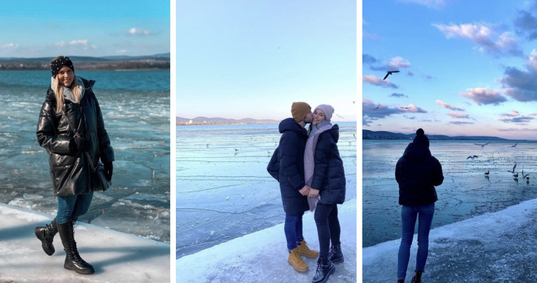 Rengetegen indultak megcsod&aacute;lni a jeges balatoni csodavil&aacute;got &ndash; Instagram H&iacute;rad&oacute;