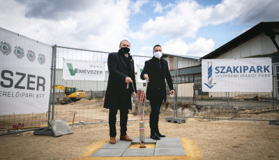 Megkezdőd&ouml;tt a Veszpr&eacute;mi Iparos Park fel&eacute;p&iacute;t&eacute;se &ndash; VIDE&Oacute;
