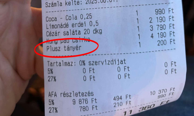 Ilyet m&eacute;g nem l&aacute;ttunk - 200 forintos &bdquo;plusz t&aacute;ny&eacute;rd&iacute;j&rdquo; a Balatonn&aacute;l