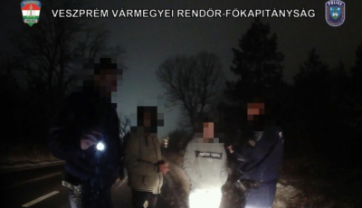 Veszpr&eacute;m hat&aacute;r&aacute;ban bukott le egy k&ouml;r&ouml;z&ouml;tt f&eacute;rfi