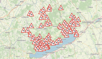 Kezdődik a szarvasbőg&eacute;s - Itt kell k&uuml;l&ouml;n&ouml;sen &oacute;vatosan vezetni Veszpr&eacute;m megy&eacute;ben