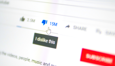 A Youtube elrejti a diszl&aacute;jkok sz&aacute;m&aacute;t, b&aacute;r aki akarta, eddig is megtehette