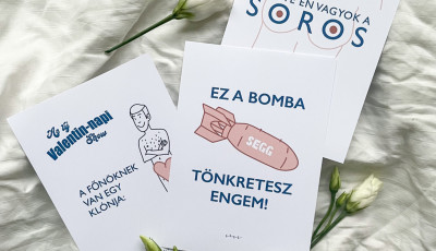 Soros? Korm&aacute;ny plak&aacute;t? Propaganda? Minden is r&aacute;f&eacute;r egy Valentin-napi k&aacute;rty&aacute;ra