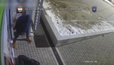 Balt&aacute;val esett neki egy veszpr&eacute;mi trafiknak, &oacute;r&aacute;kon bel&uuml;l elkapt&aacute;k - VIDE&Oacute;