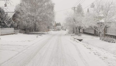 Olaszfalu m&aacute;ris csod&aacute;s t&eacute;li hangulatban van