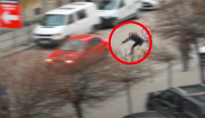 Sodr&oacute;f&aacute;val kergette haragos&aacute;t egy f&eacute;rfi Tapolc&aacute;n - VIDE&Oacute;
