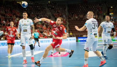 Bejutott a SEHA-liga n&eacute;gyesd&ouml;ntőj&eacute;be a Telekom Veszpr&eacute;m