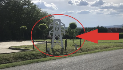 Barany&aacute;ban szobrot &aacute;ll&iacute;tottak egy villanyoszlopnak