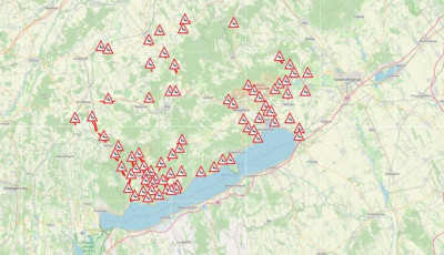 T&eacute;rk&eacute;pen a vadvesz&eacute;lyes Veszpr&eacute;m v&aacute;rmegyei utak