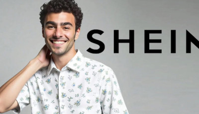 Gyilkoss&aacute;ggal v&aacute;dolt f&eacute;rfi mosolyog vissza a Shein egyik hirdet&eacute;s&eacute;ben