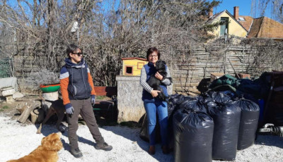 Faforg&aacute;csot gyűjt a Vackol&oacute; &Aacute;llatv&eacute;dő Egyes&uuml;let-Veszpr&eacute;mi Tisza sziget is a seg&iacute;ts&eacute;g&uuml;kre sietett