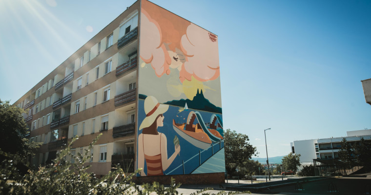Rendesen kiping&aacute;ltuk Veszpr&eacute;met &ndash; K&eacute;sz a negyedik, a Cserh&aacute;t muralja is! - GAL&Eacute;RIA