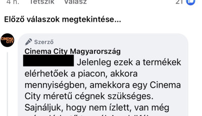 Szeg&eacute;ny Cinema City az &uacute;jranyit&aacute;s &oacute;ta kapja az &iacute;vet az &uacute;j nachos &eacute;s a sz&oacute;szok miatt