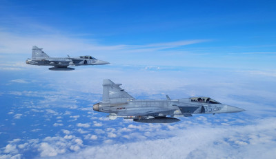 Brit &eacute;s magyar gripenek repkednek majd megint felett&uuml;nk