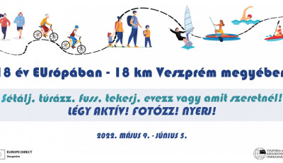 S&eacute;t&aacute;lj, t&uacute;r&aacute;zz, fuss, ker&eacute;kp&aacute;rozz &eacute;s nyerj a Europe Direct Veszpr&eacute;m kih&iacute;v&aacute;s&aacute;n