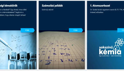 &Eacute;retts&eacute;gizők figyelem - Soksz&iacute;nű k&eacute;mia n&eacute;ven ingyenes, online k&eacute;mia&eacute;retts&eacute;gi elők&eacute;sz&iacute;tő indult