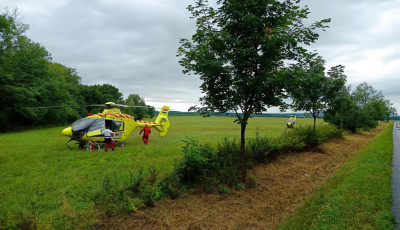 S&uacute;lyos baleset t&ouml;rt&eacute;nt Devecsern&eacute;l - K&eacute;t mentőhelikopter is &eacute;rkezett a helysz&iacute;nre