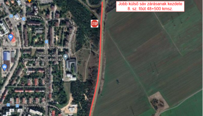&Uacute;jabb ideiglenes forgalomkorl&aacute;toz&aacute;s Veszpr&eacute;mben