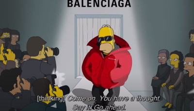 Simpson&eacute;k Balenciaga modellk&eacute;nt vonultak a P&aacute;rizsi Divath&eacute;ten - VIDE&Oacute;