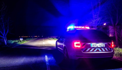 Rendőri felvezet&eacute;ssel seg&iacute;tettek bejutni a k&oacute;rh&aacute;zba a tapolcai rendőr&ouml;k