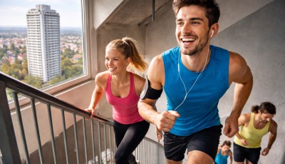 Kih&iacute;v&aacute;s a H&uacute;szemeletesben: Ingyenes l&eacute;pcsőfut&oacute; verseny Veszpr&eacute;mben!