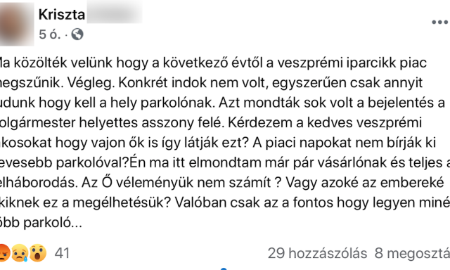 De mi történik a napokban a veszprémi iparcikk piacon?