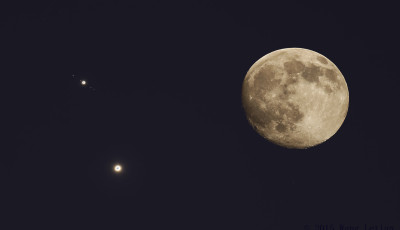 Szemeket az &eacute;gre-A szombati teliholdhoz csatlakozik a Jupiter is