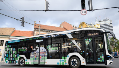 Elindult a z&ouml;ld busz teszt&uuml;zem Veszpr&eacute;mben