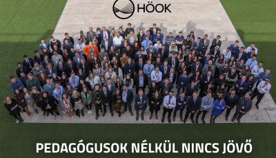A H&Ouml;OK nyilv&aacute;nos k&ouml;zlem&eacute;nyben &aacute;llt ki a tan&aacute;rok mellett